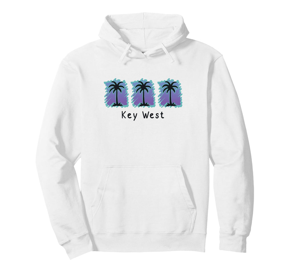 Key West Florida Beachy Hoodie - Custom Art Print for Adults - T-Shirt, Sweatshirt, Hoodie