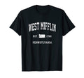 West Mifflin Pennsylvania Pa Athletic T-Shirt - Aesthetic Graphic Unisex - T-Shirt, Sweatshirt, Hoodie