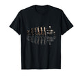 Motorcycle Evolution Sunset Biker T-Shirt - Custom Art Print Men Women - T-Shirt, Sweatshirt, Hoodie