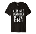 Midnight Overthinker Mode Bedtime T-Shirt - Fun Novelty Design for Adults - T-Shirt, Sweatshirt, Hoodie