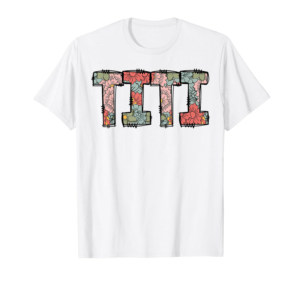 Family Floral Titi Colorful Flowers T-Shirt - Graphic Print for Adults - T-Shirt, Sweatshirt, Hoodie