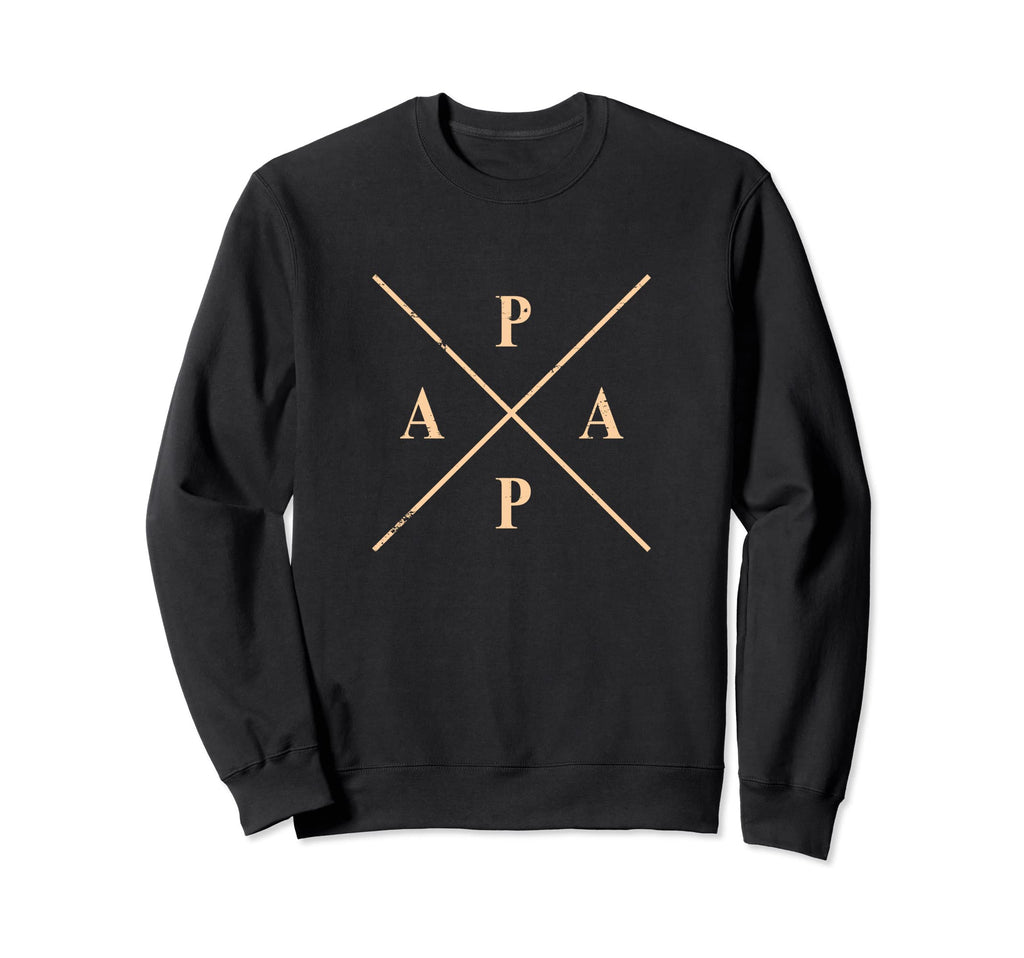 Papa Geometric Mens Fathers Day Sweatshirt - Novelty Apparel Unisex - T-Shirt, Sweatshirt, Hoodie