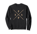 Papa Geometric Mens Fathers Day Sweatshirt - Novelty Apparel Unisex - T-Shirt, Sweatshirt, Hoodie