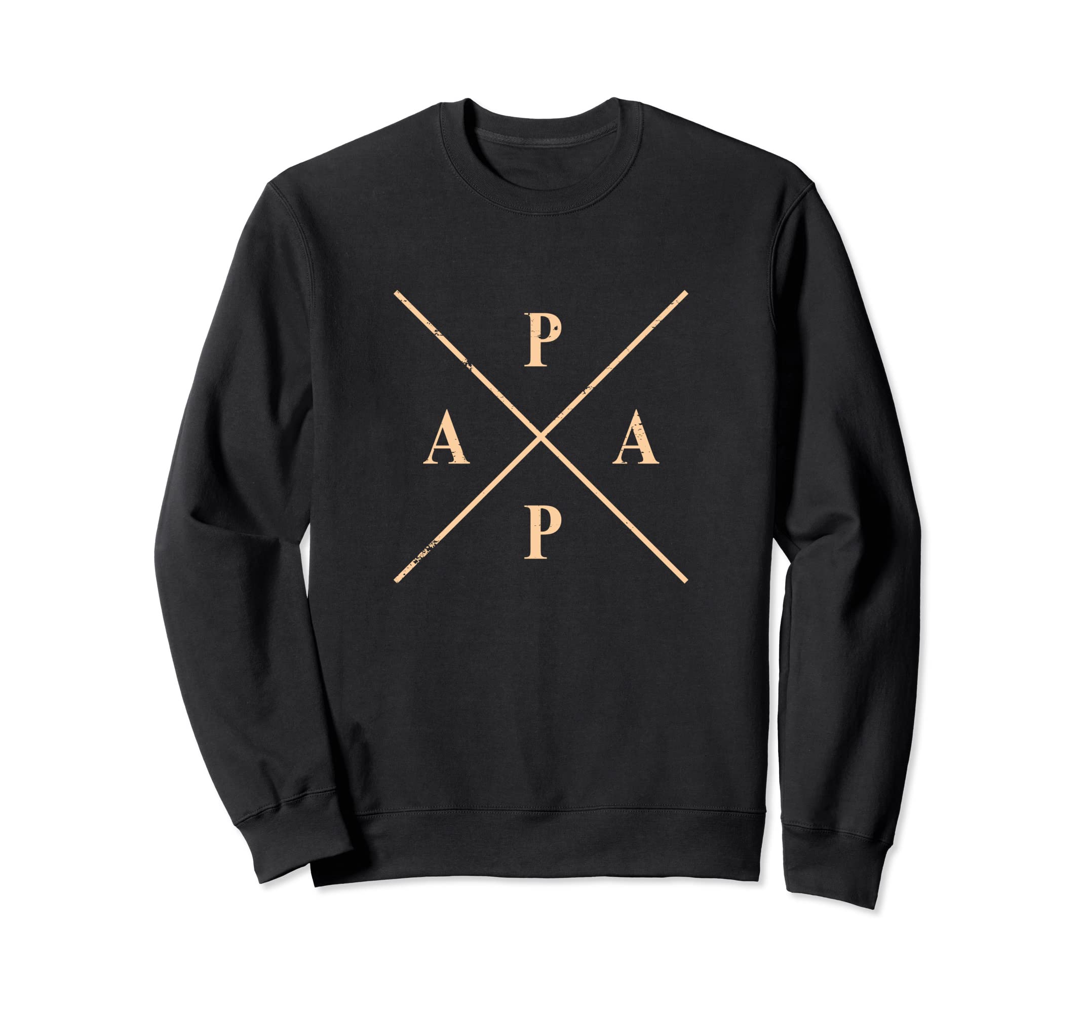 Papa Geometric Mens Fathers Day Sweatshirt - Novelty Apparel Unisex - T-Shirt, Sweatshirt, Hoodie
