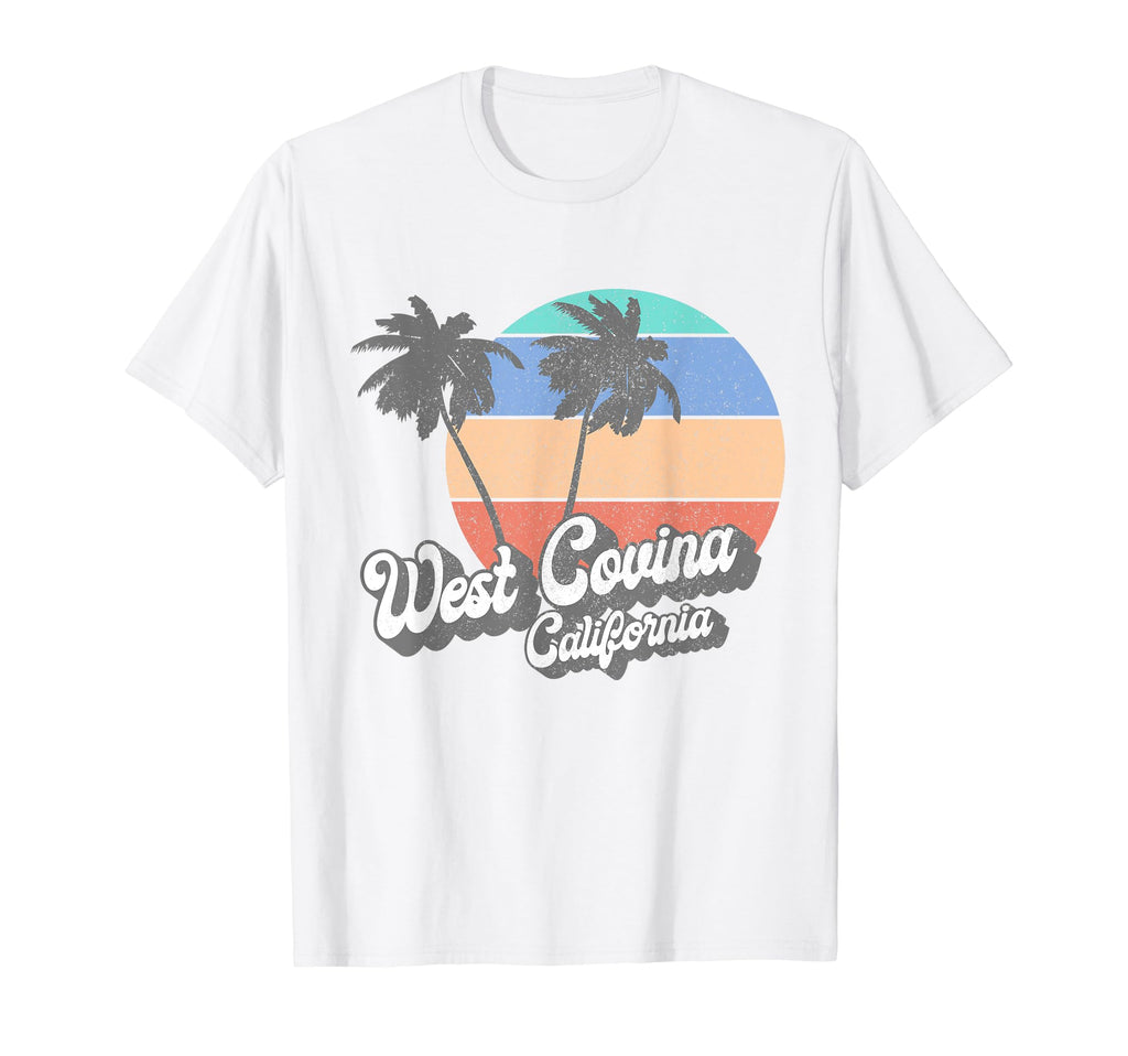 West Covina California Ca Beach Surf T-Shirt - Unique Graphic Men Women - T-Shirt, Sweatshirt, Hoodie