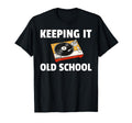 Keeping It Old School Vinyl Record Lp T-Shirt - Graphic Print Men Women - T-Shirt, Sweatshirt, Hoodie