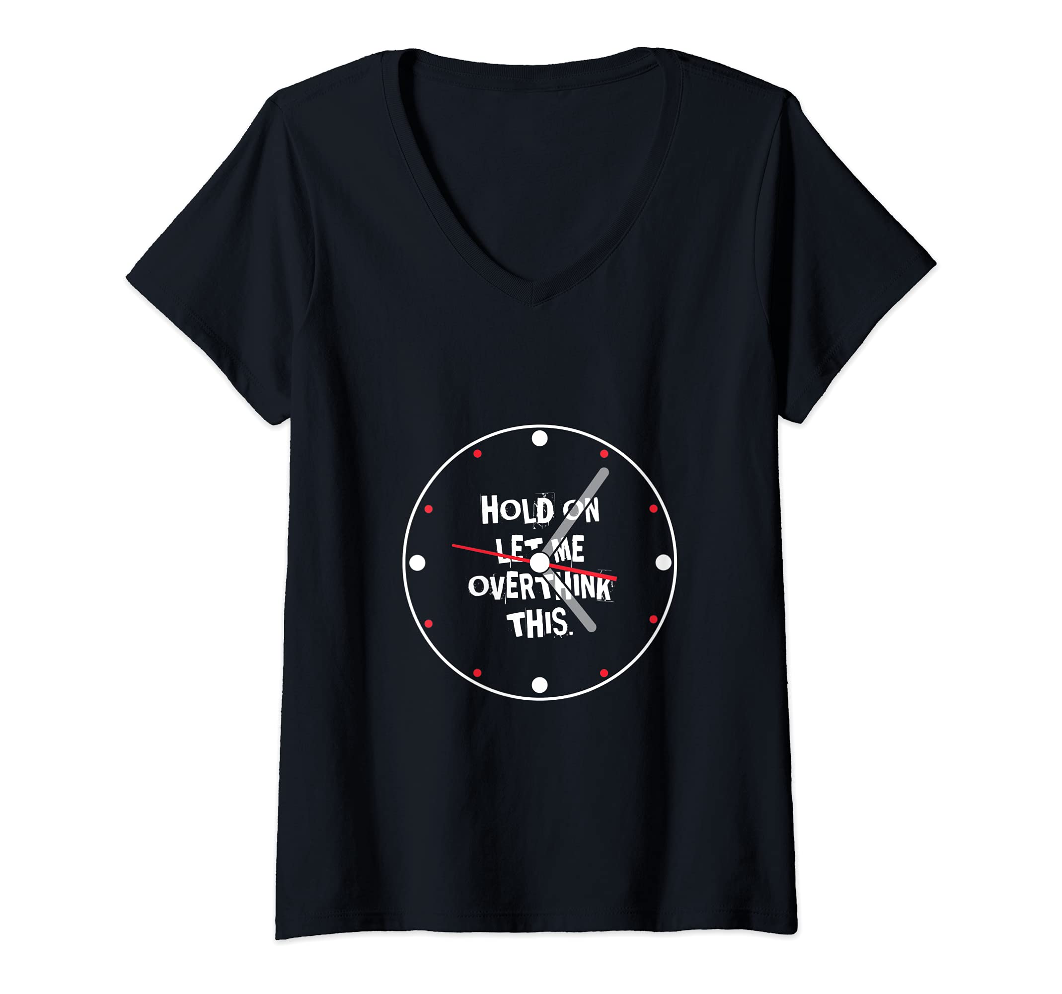 Womens Overthinking Funny Overthinker V T-Shirt - Trendy Graphic Unisex - T-Shirt, Sweatshirt, Hoodie