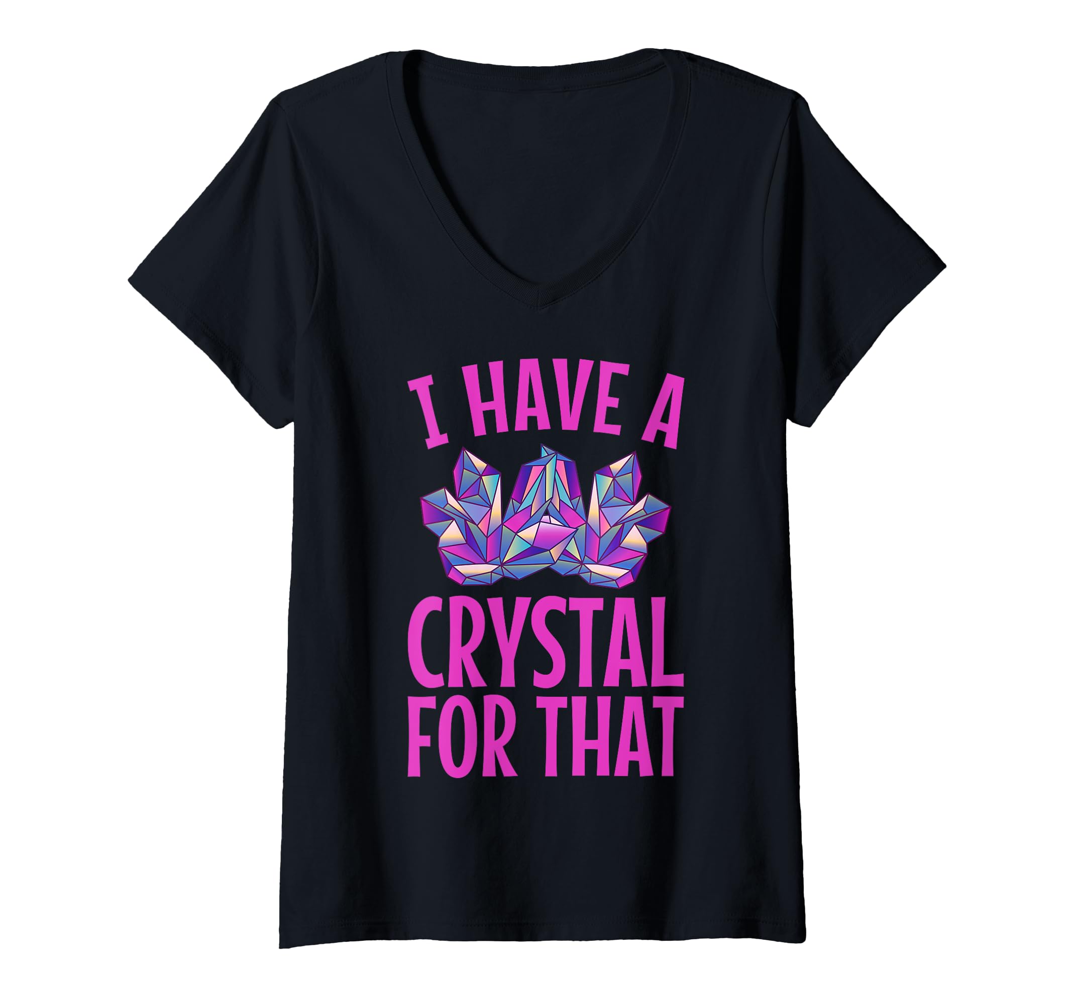 Womens Crystal Gemstone Chakra Spiritual T-Shirt - Graphic Print Unisex - T-Shirt, Sweatshirt, Hoodie