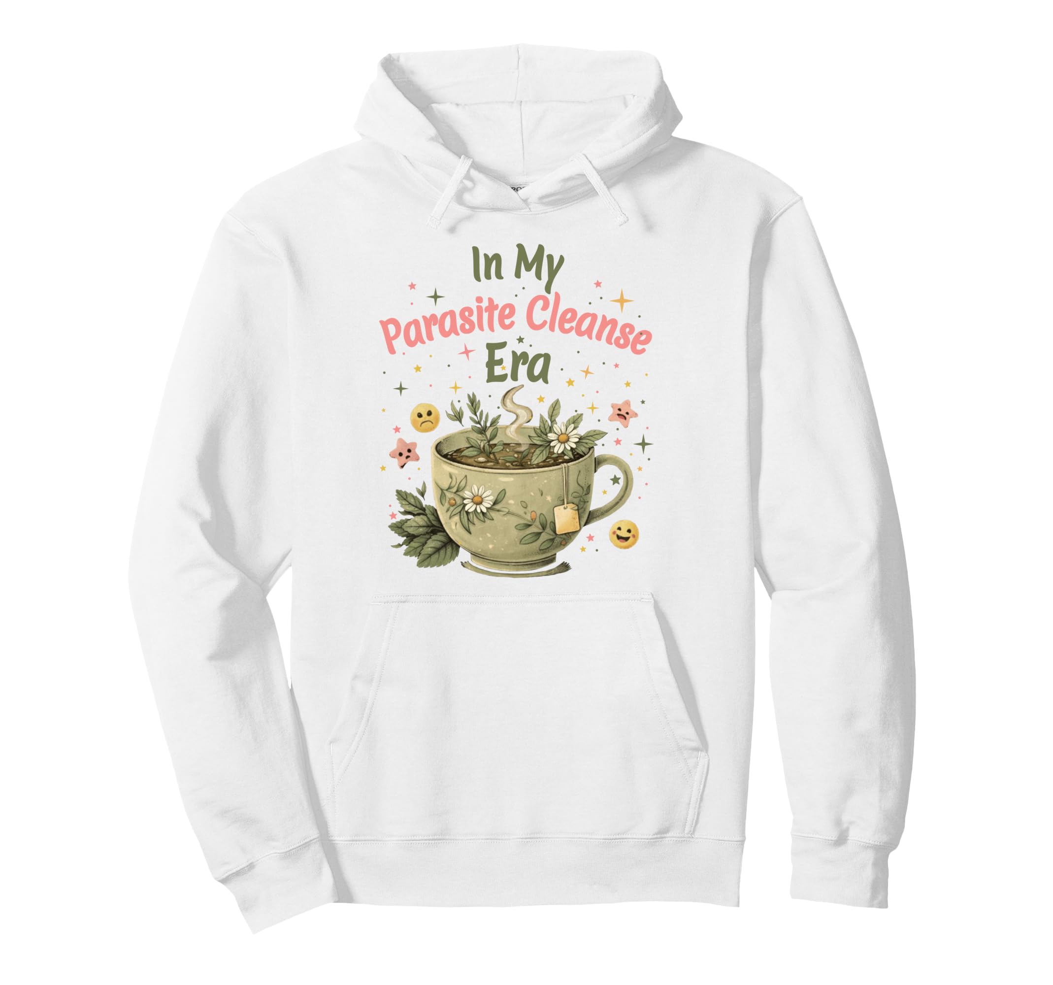 Funny Wellness Vibes Aesthetic Tea Lover Hoodie - Trendy Graphic Men Women - T-Shirt, Sweatshirt, Hoodie