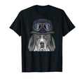 Treeing Walker Coonhound Wearing T-Shirt - Custom Art Print Men Women - T-Shirt, Sweatshirt, Hoodie