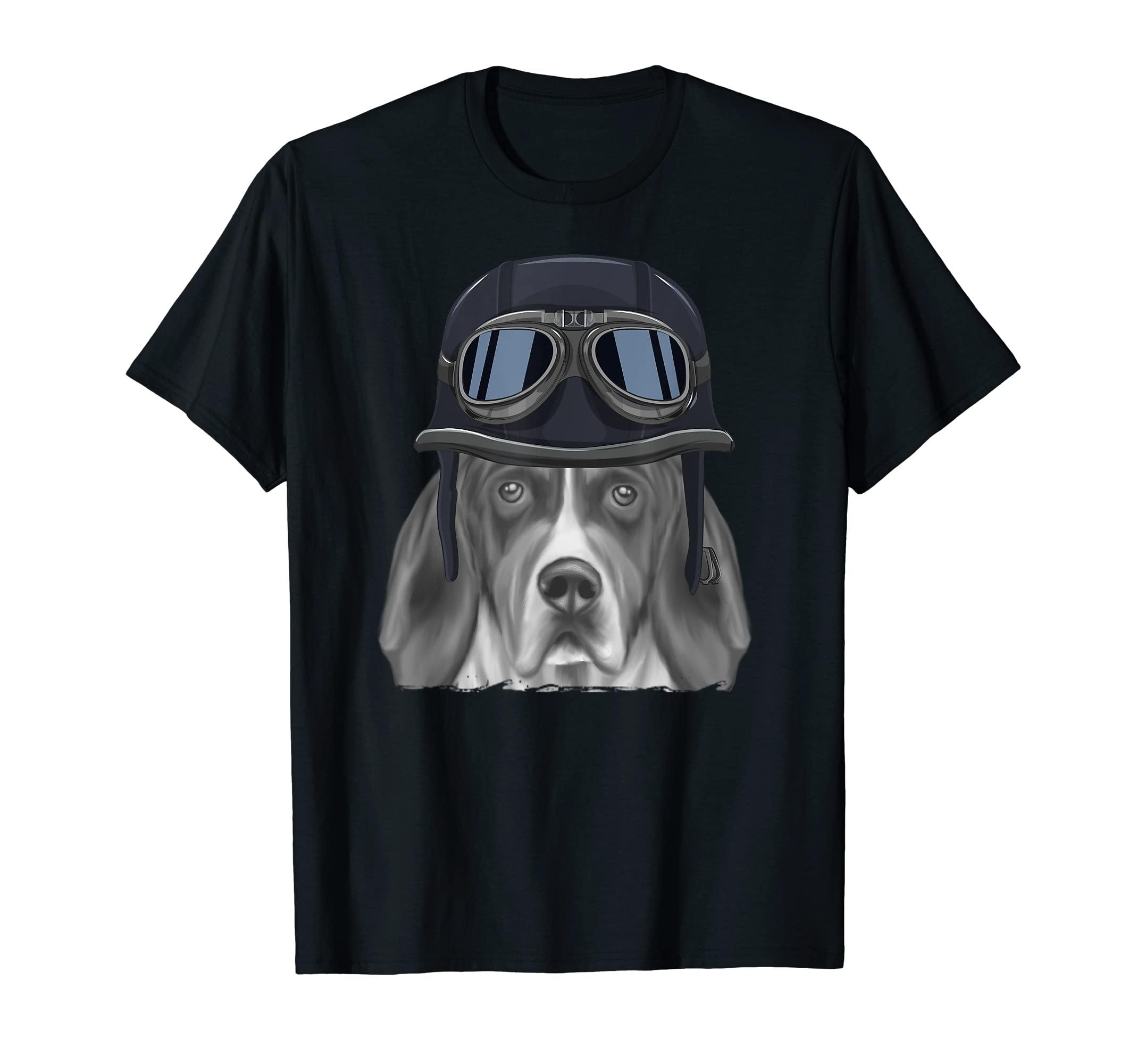 Treeing Walker Coonhound Wearing T-Shirt - Custom Art Print Men Women - T-Shirt, Sweatshirt, Hoodie