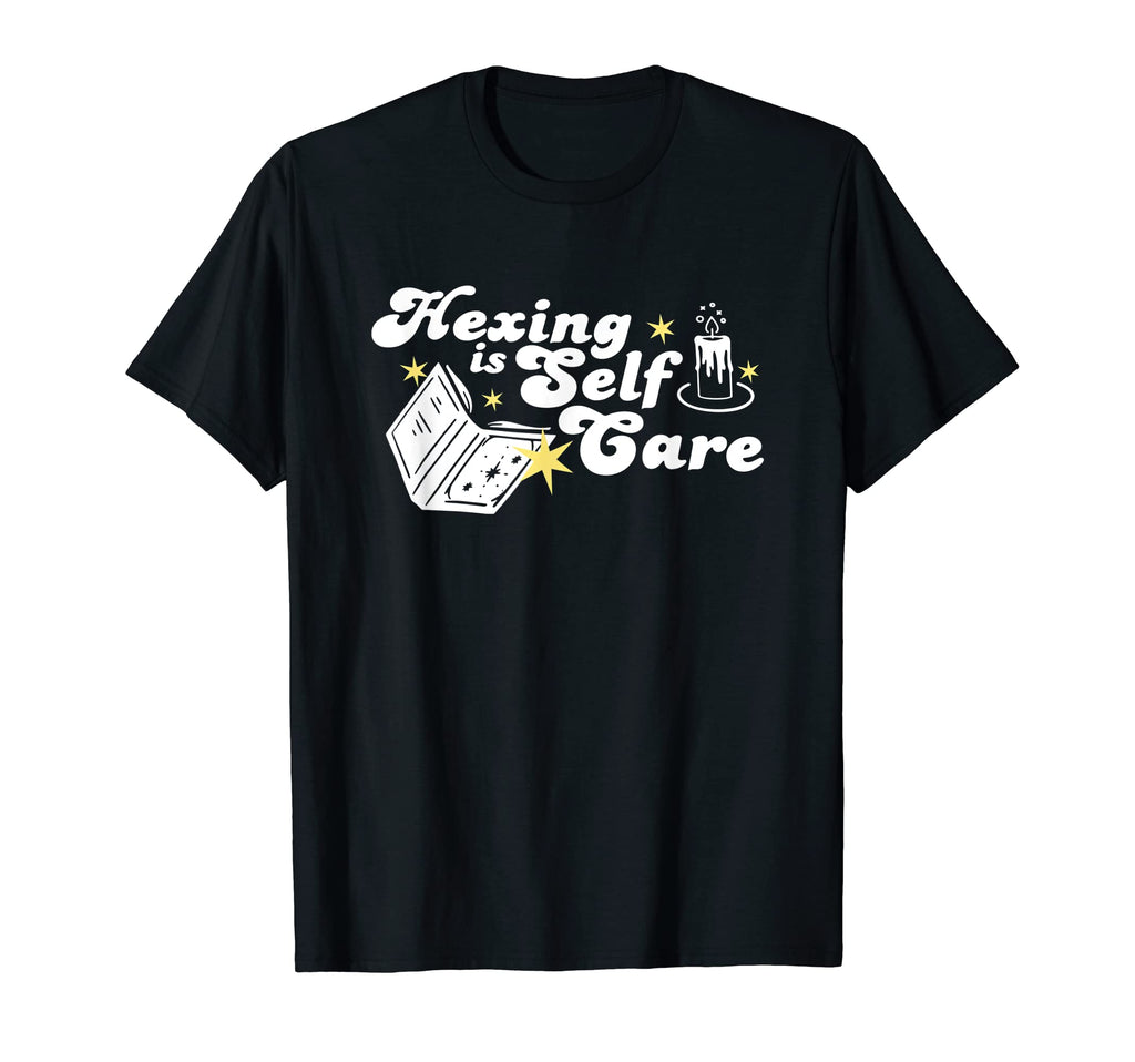 Hexing Is Self Care Witches Halloween T-Shirt - Minimalist Print for Adults - T-Shirt, Sweatshirt, Hoodie