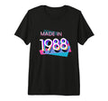 Made 1988 Y2K 80S 38Th Birthday Tri Blend T-Shirt - Custom Art Print Unisex - T-Shirt, Sweatshirt, Hoodie