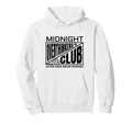 Midnight Overthinkers Club Funny Hoodie - Minimalist Print Unisex - T-Shirt, Sweatshirt, Hoodie