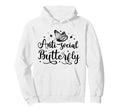 Anti Social Butterfly Magical Goth Hoodie - Custom Art Print Men Women - T-Shirt, Sweatshirt, Hoodie