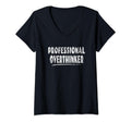 Womens Professional Overthinker Quirky T-Shirt - Aesthetic Graphic Unisex - T-Shirt, Sweatshirt, Hoodie