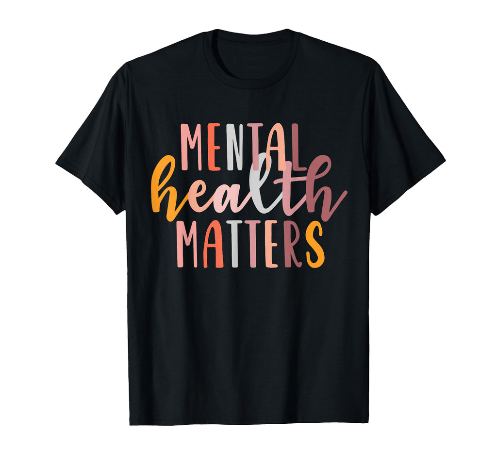 Mental Health Matters Human Brain T-Shirt - Graphic Print Men Women - T-Shirt, Sweatshirt, Hoodie