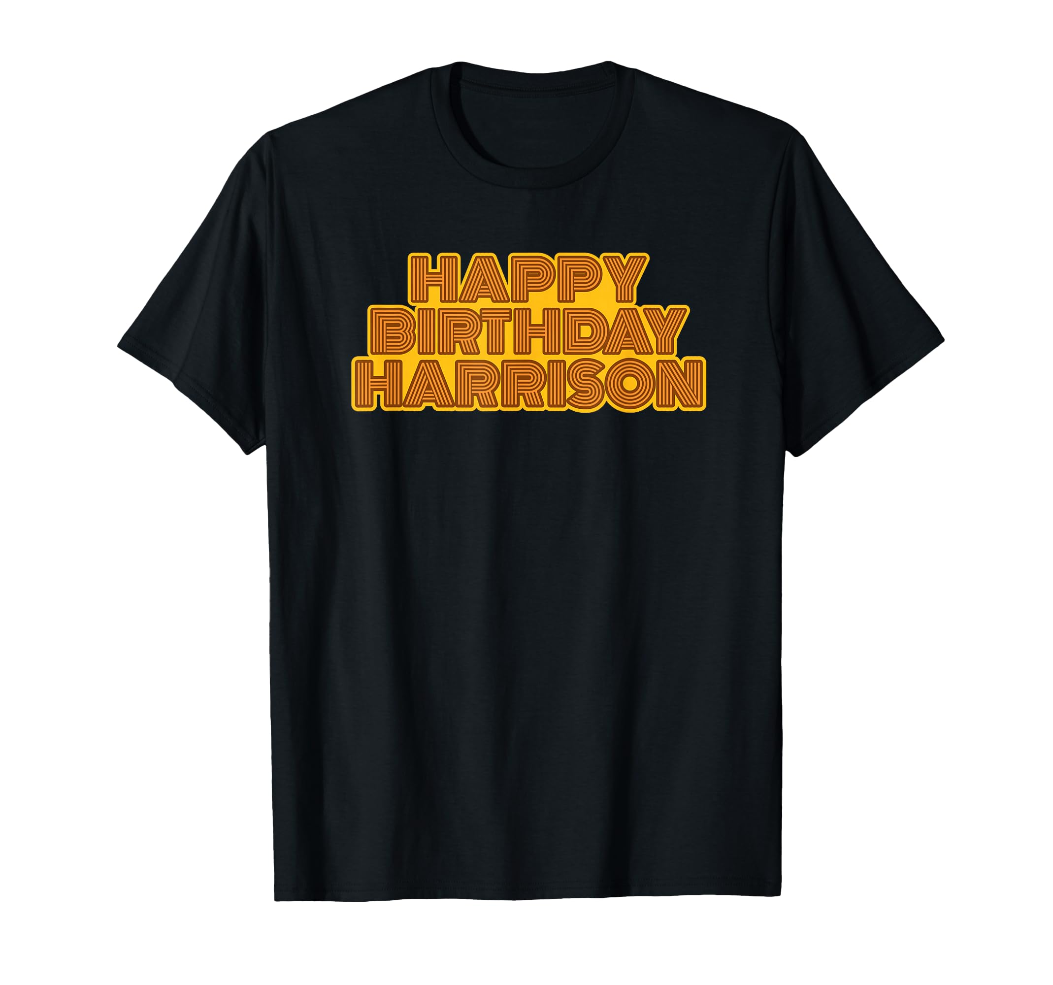 Happy Birthday Harrison Personalized T-Shirt - Custom Art Print Men Women - T-Shirt, Sweatshirt, Hoodie