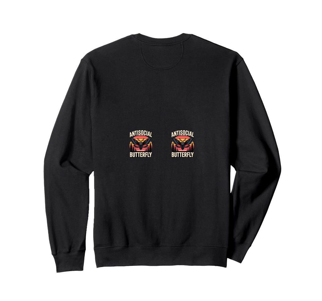 Moth Mann Cryptid Anti Social Sweatshirt - Casual Everyday Wear for Adults - T-Shirt, Sweatshirt, Hoodie
