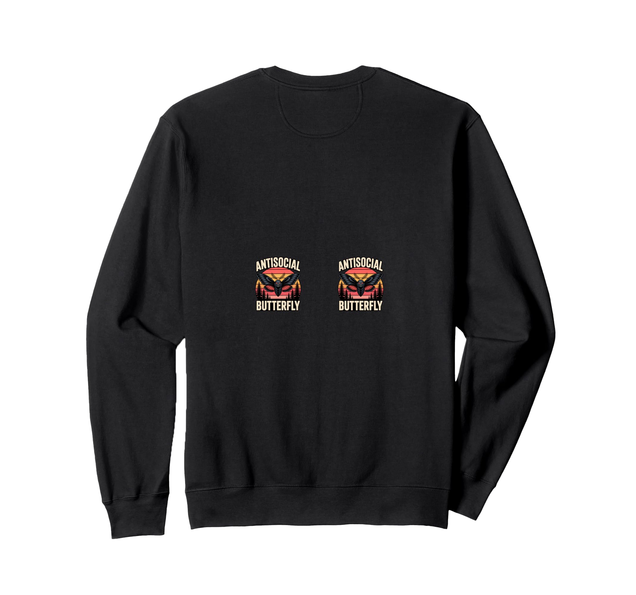 Moth Mann Cryptid Anti Social Sweatshirt - Casual Everyday Wear for Adults - T-Shirt, Sweatshirt, Hoodie