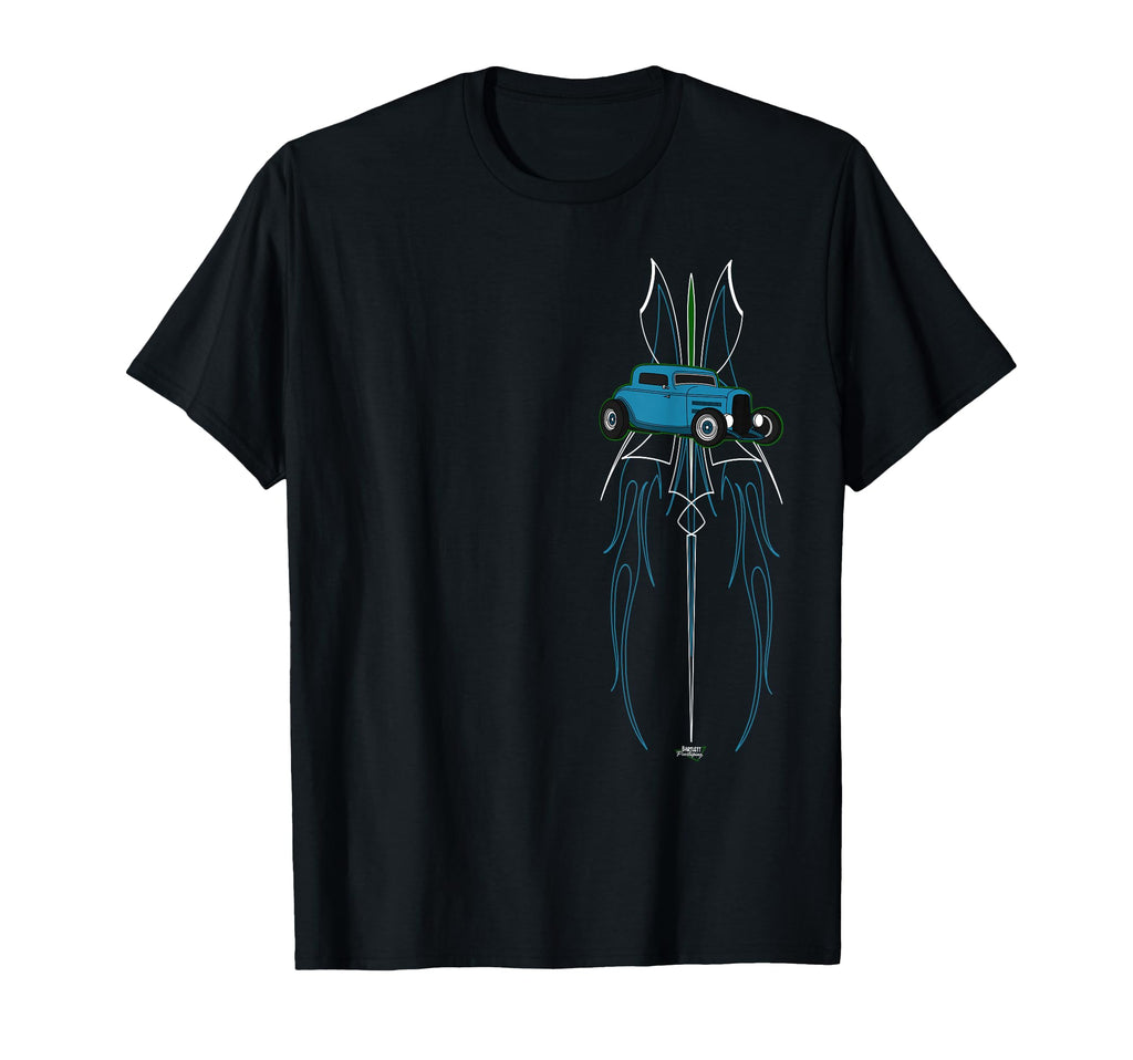 Bartlett Pinstriping 1932 Duece Coupe T-Shirt - Minimalist Print Men Women - T-Shirt, Sweatshirt, Hoodie