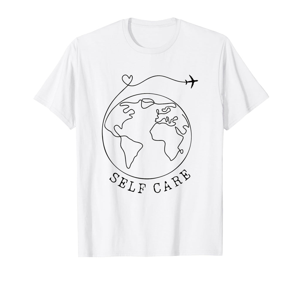 Traveler Self Care Travel Influencer T-Shirt - Trendy Graphic for Adults - T-Shirt, Sweatshirt, Hoodie