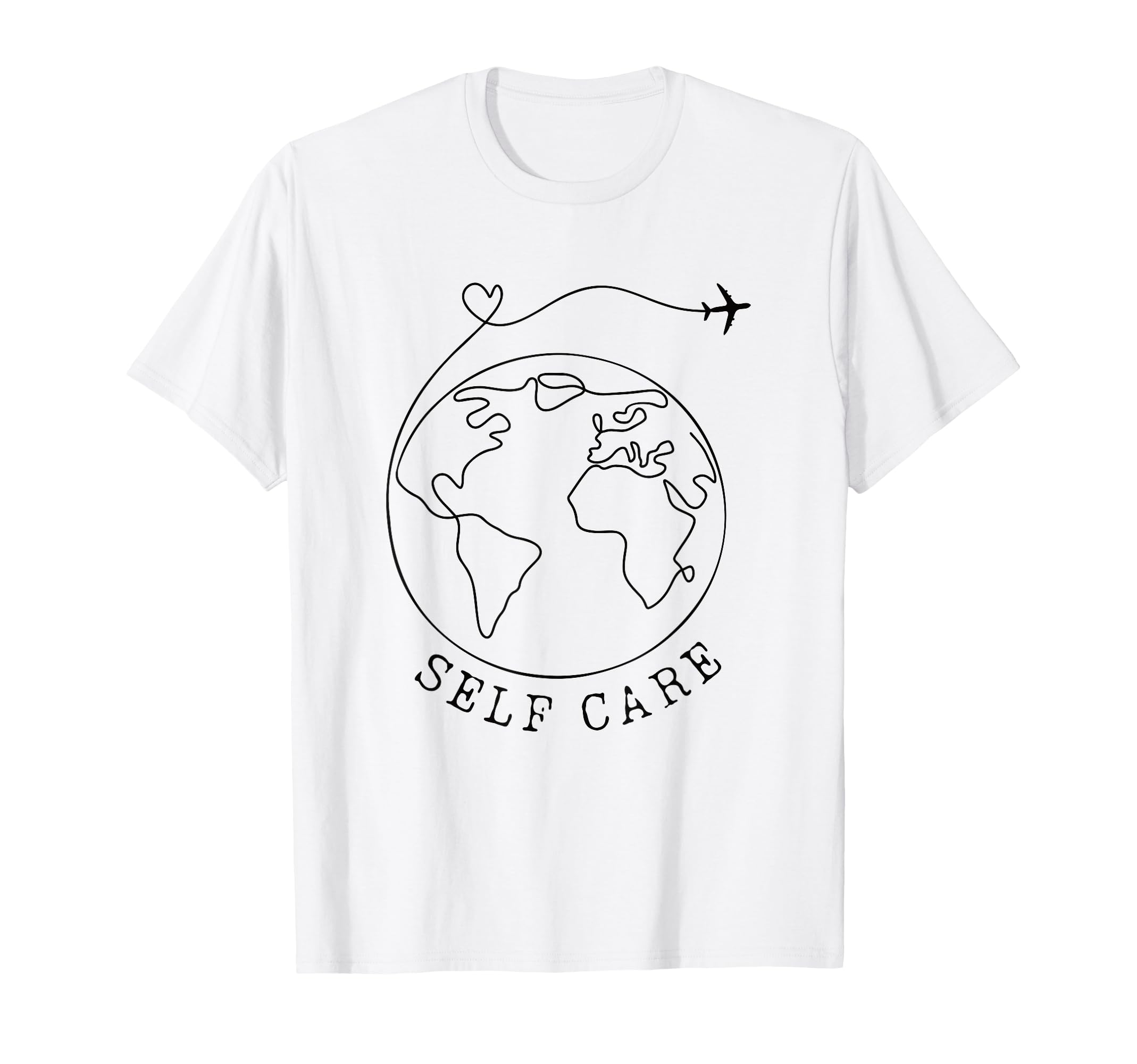 Traveler Self Care Travel Influencer T-Shirt - Trendy Graphic for Adults - T-Shirt, Sweatshirt, Hoodie