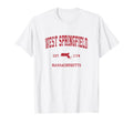 West Springfield Massachusetts Ma Sports T-Shirt - Minimalist Print Unisex - T-Shirt, Sweatshirt, Hoodie