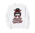 Maroon White Vibes Only Field Sweatshirt - Fun Novelty Design for Adults - T-Shirt, Sweatshirt, Hoodie