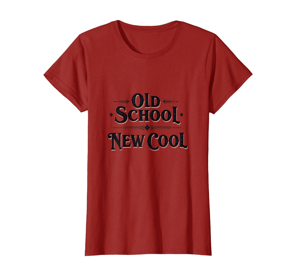 Old School New Typography T-Shirt - Custom Art Print Men Women - T-Shirt, Sweatshirt, Hoodie