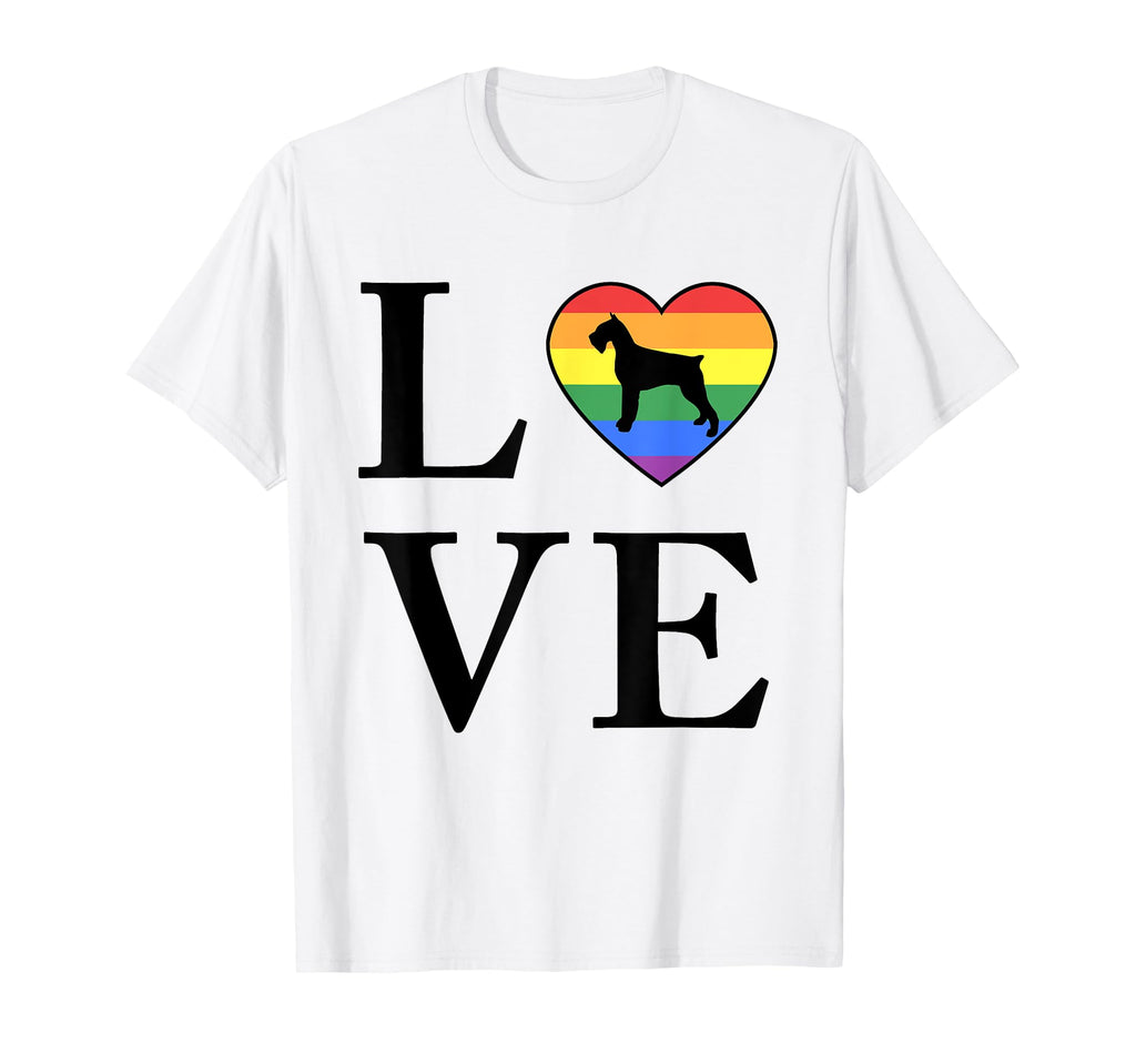 Dog Breed Giant Schnauzer Word Love T-Shirt - Streetwear Style for Adults - T-Shirt, Sweatshirt, Hoodie