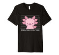 Screaming Is Self Care Axolotl Kawaii T-Shirt - Graphic Print for Adults - T-Shirt, Sweatshirt, Hoodie