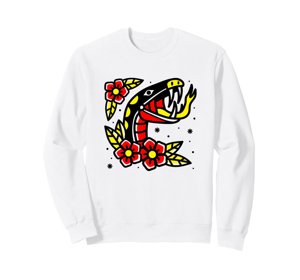 Old School Tattoo American Sweatshirt - Trendy Graphic for Adults - T-Shirt, Sweatshirt, Hoodie