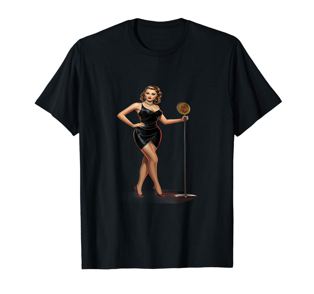 Pinup Sexy Pin Up Model T-Shirt - Unique Graphic Men Women - T-Shirt, Sweatshirt, Hoodie