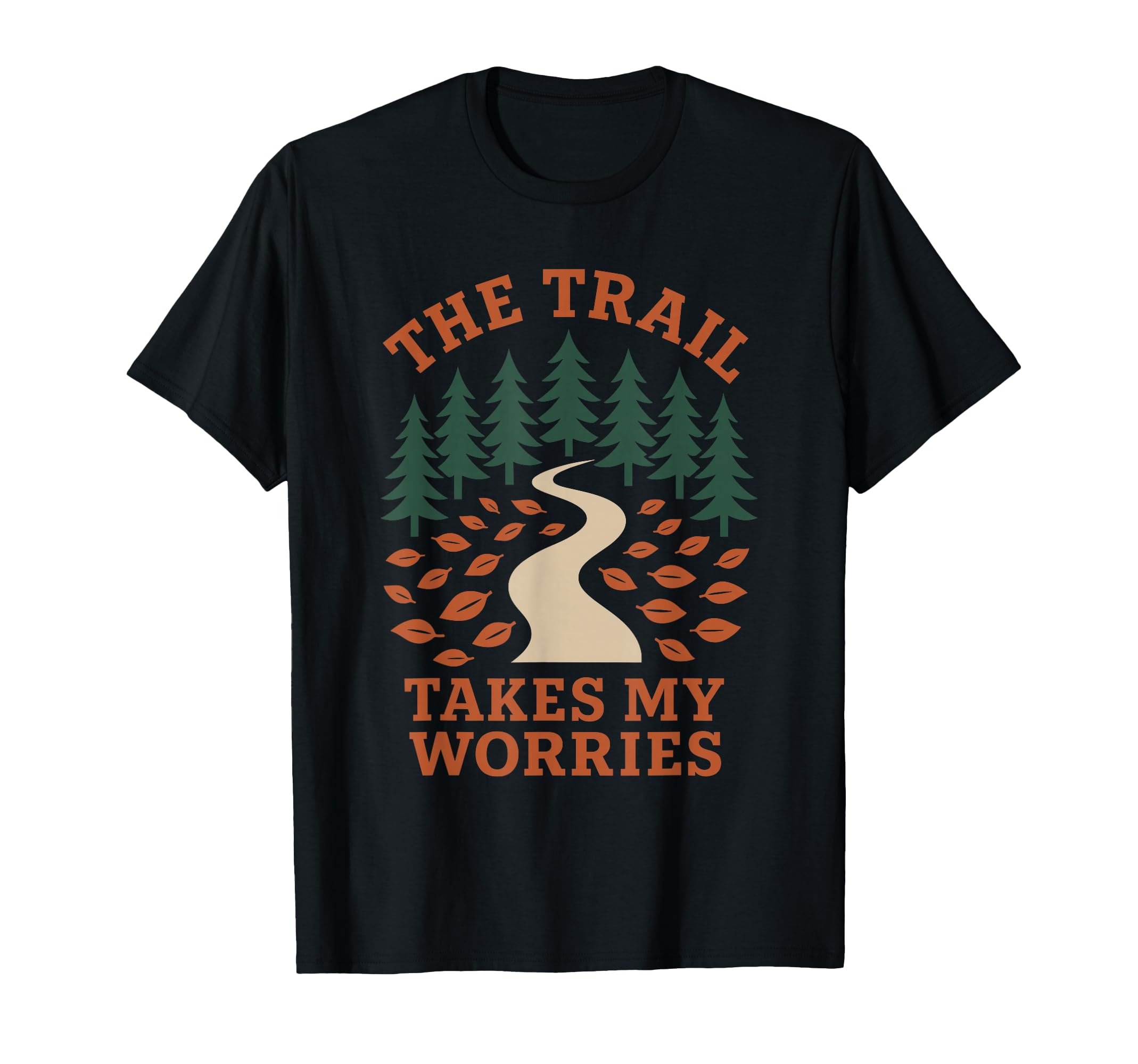 Forest Walk Overthinker Mental Reset Gift T-Shirt - Minimalist Print Unisex - T-Shirt, Sweatshirt, Hoodie