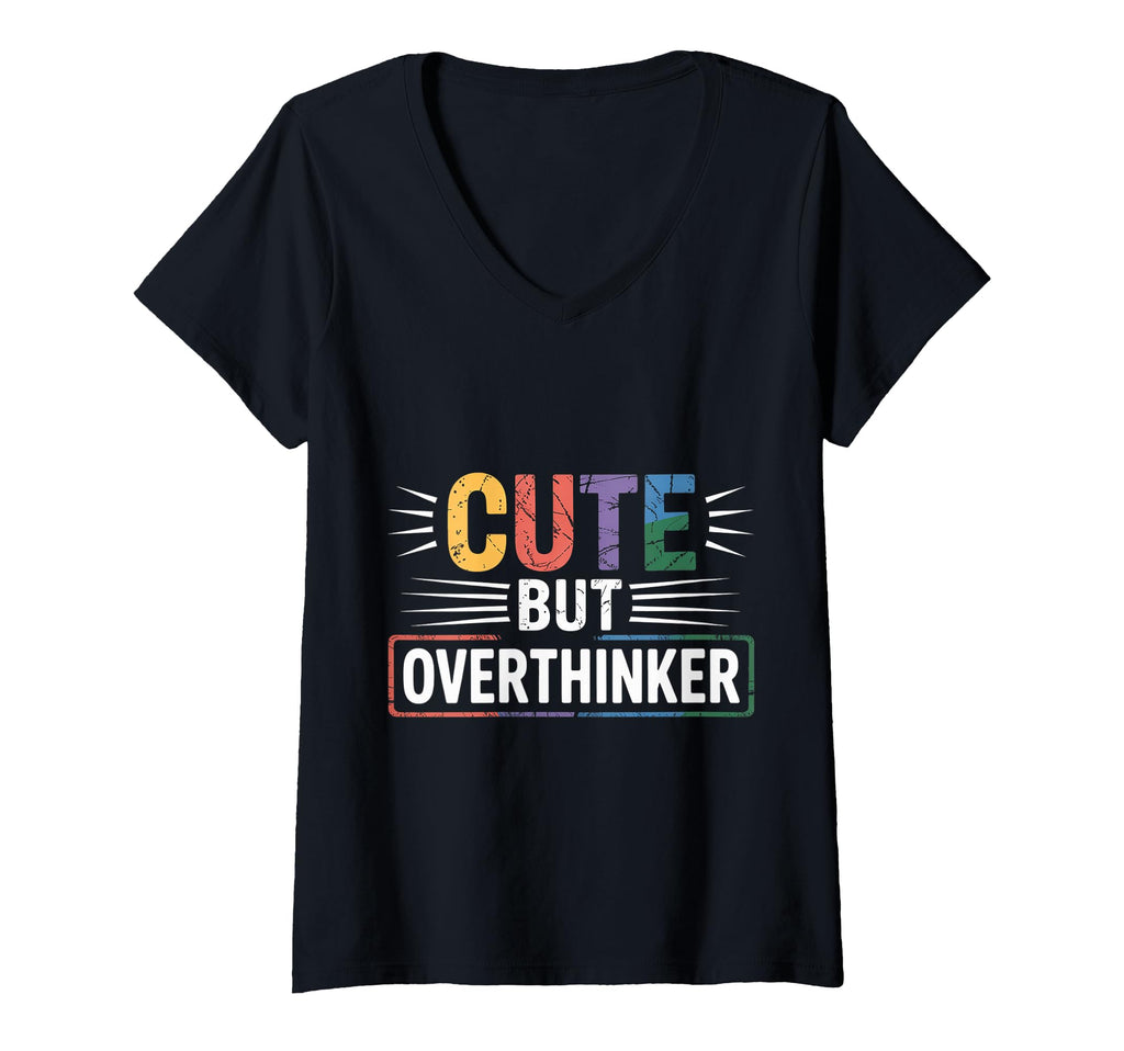 Womens But Overthinker Introvert T-Shirt - Aesthetic Graphic for Adults - T-Shirt, Sweatshirt, Hoodie