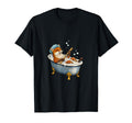 Funny Relaxing Fox Bathtub Cozy Self T-Shirt - Unique Graphic Men Women - T-Shirt, Sweatshirt, Hoodie