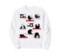 Funny Pandas Yoga Poses Meditation Sweatshirt - Novelty Apparel Unisex - T-Shirt, Sweatshirt, Hoodie
