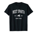 West Sparta New York Ny Athletic T-Shirt - Custom Art Print for Adults - T-Shirt, Sweatshirt, Hoodie