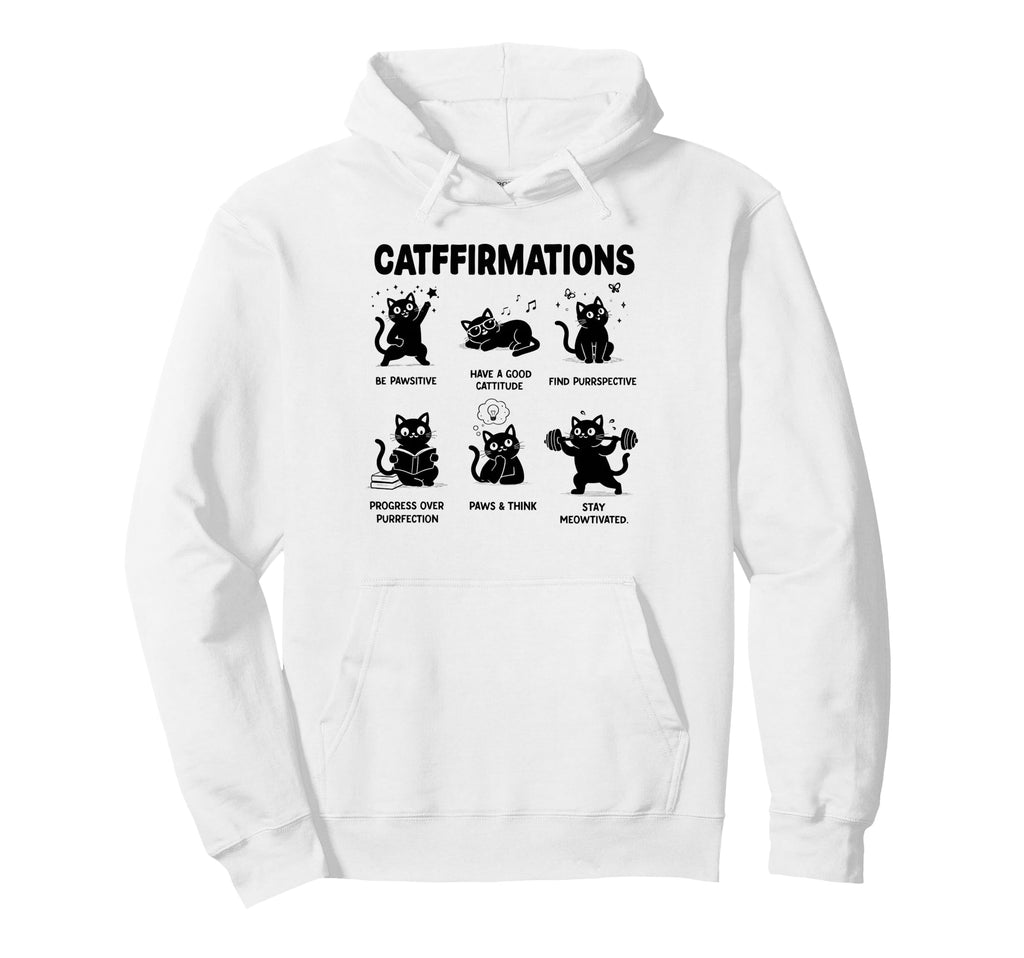 Mental Health Overthinking Anxiety Cat Hoodie - Streetwear Style Unisex - T-Shirt, Sweatshirt, Hoodie