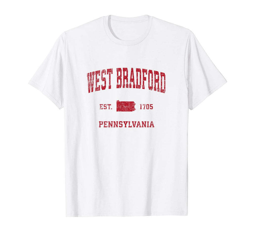 West Bradford Pennsylvania Pa Sports T-Shirt - Custom Art Print for Adults - T-Shirt, Sweatshirt, Hoodie