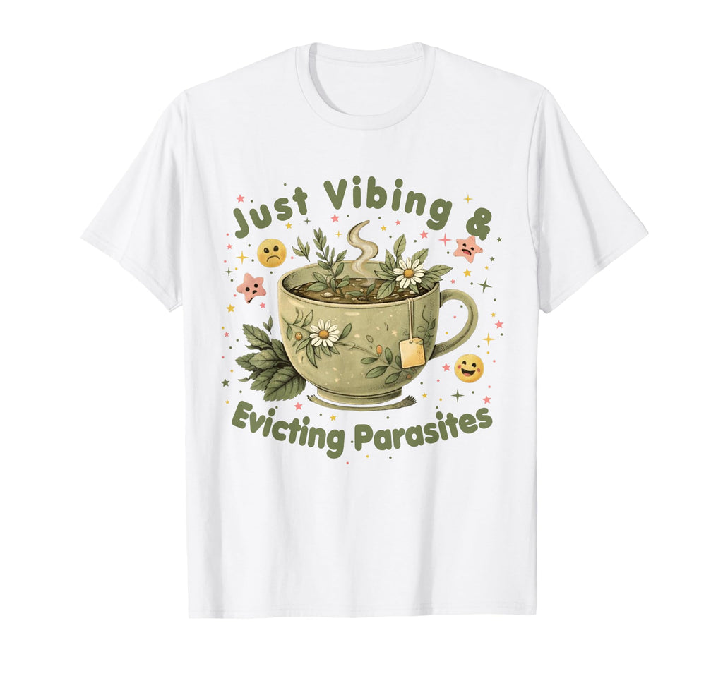 Funny Wellness Vibes Aesthetic Tea T-Shirt - Graphic Print for Adults - T-Shirt, Sweatshirt, Hoodie