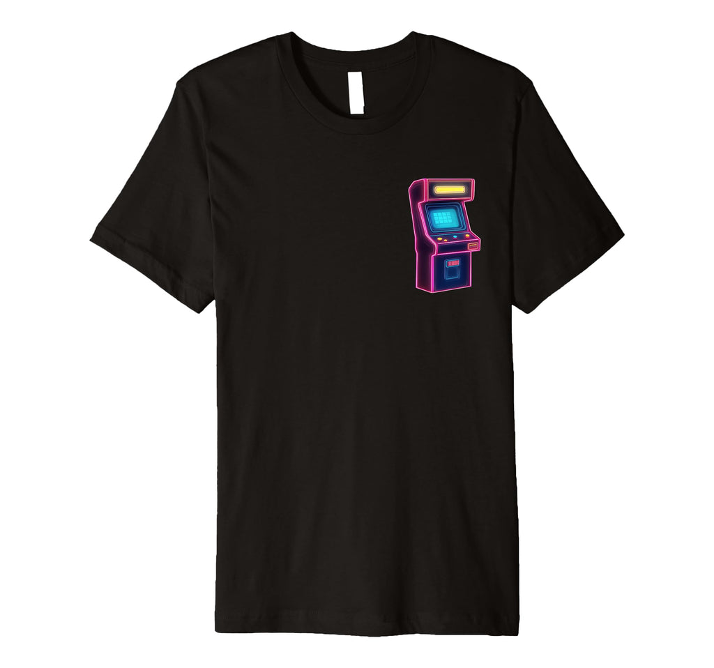 Arcade Machine 80S 90S Vaporwave T-Shirt - Graphic Print for Adults - T-Shirt, Sweatshirt, Hoodie
