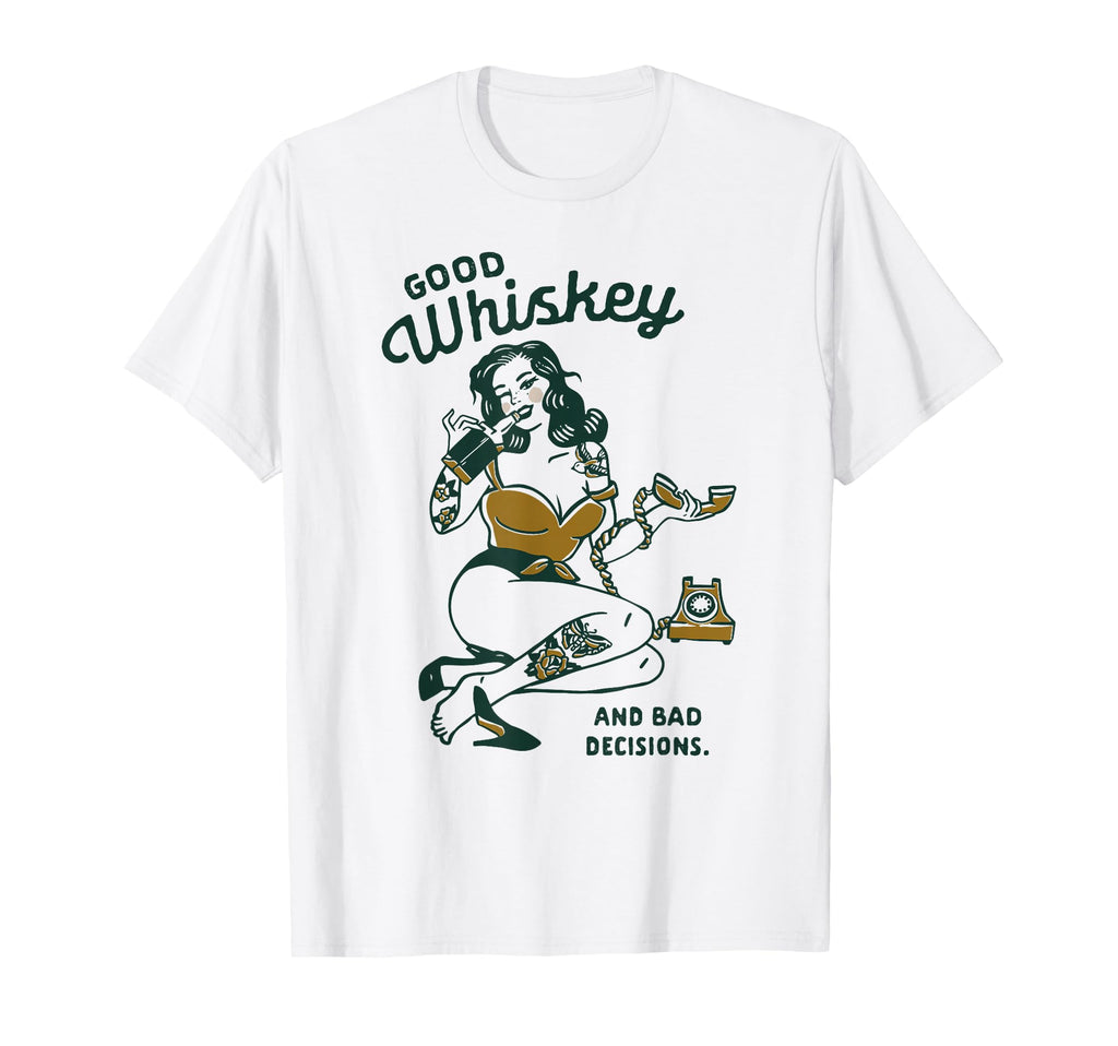 1950S Rockabilly Pinup Rocker T-Shirt - Aesthetic Graphic for Adults - T-Shirt, Sweatshirt, Hoodie