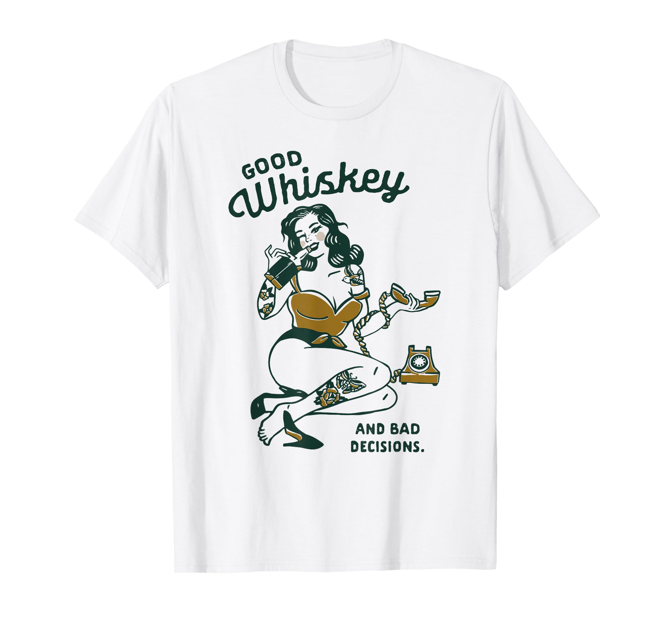 1950S Rockabilly Pinup Rocker T-Shirt - Casual Everyday Wear for Adults - T-Shirt, Sweatshirt, Hoodie