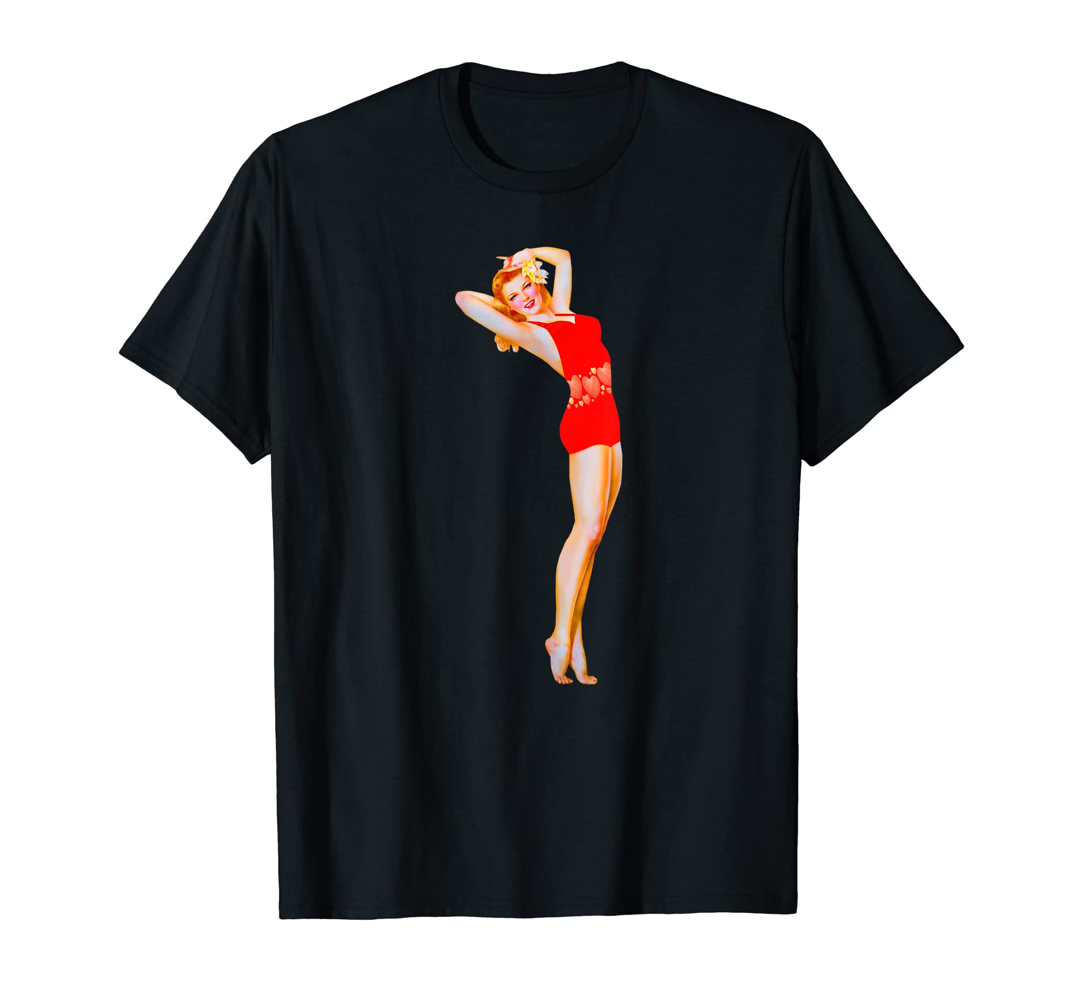 Rockabilly Pinup 50S Headband Petticoat T-Shirt - Novelty Apparel Unisex - T-Shirt, Sweatshirt, Hoodie