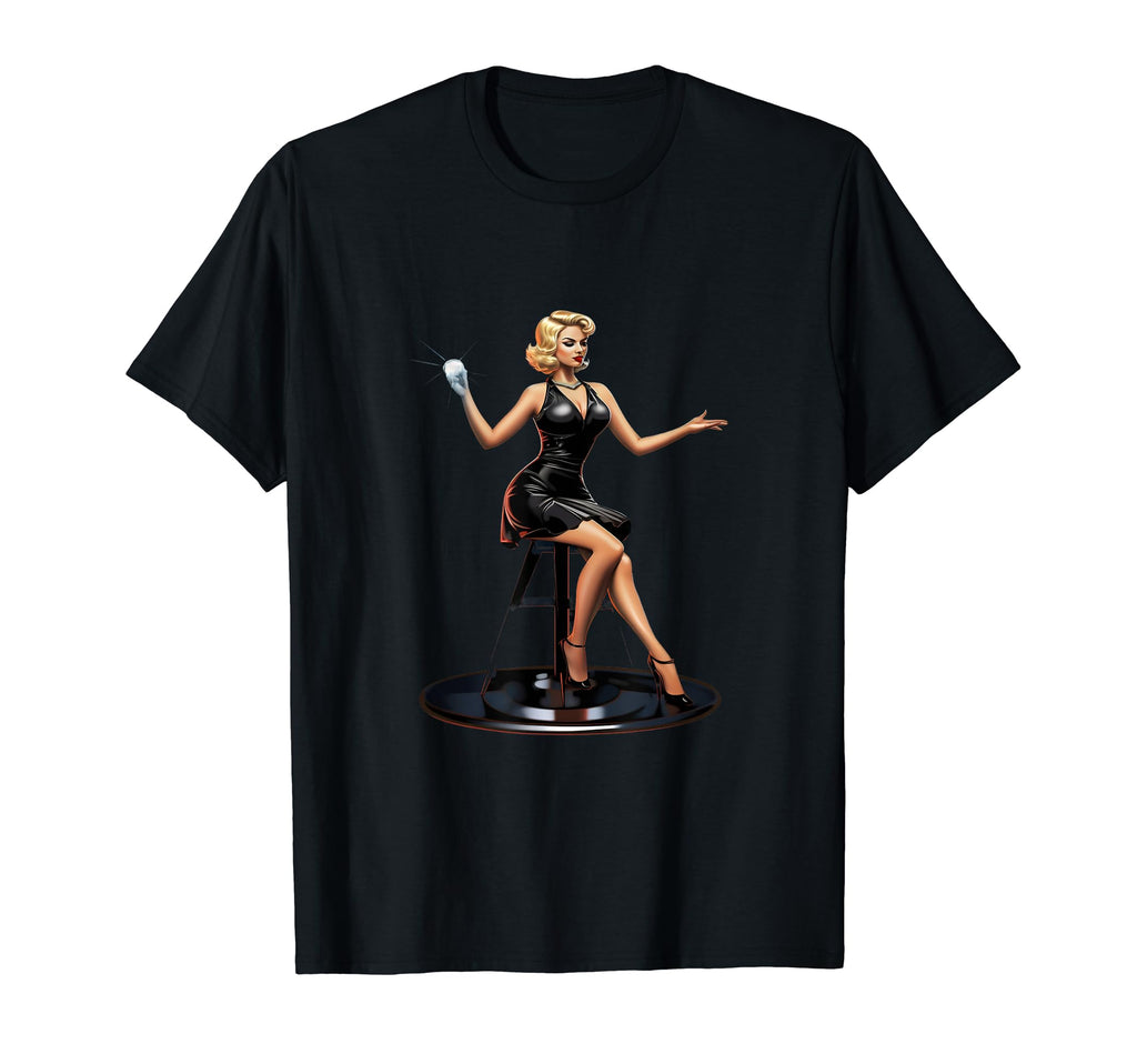 Pinup Sexy Pin Up Model T-Shirt - Minimalist Print Unisex - T-Shirt, Sweatshirt, Hoodie