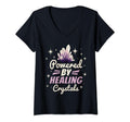 Womens Powered Healing Crystals T-Shirt - Unique Graphic Men Women - T-Shirt, Sweatshirt, Hoodie