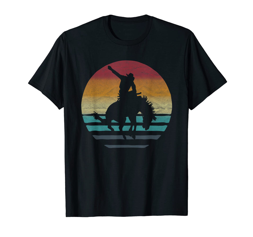 Horse Western Cowboy Rodeo Horse Bronc T-Shirt - Trendy Graphic for Adults - T-Shirt, Sweatshirt, Hoodie