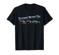 Legends Never Die Car Enthusiast T-Shirt - Custom Art Print for Adults - T-Shirt, Sweatshirt, Hoodie